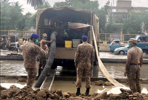 Sindh govt calls Army for relief activities 