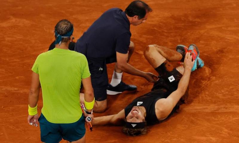 Zverev pulls out of US Open with ankle injury