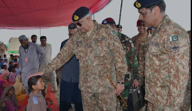 COAS spends Defence & Martyrs Day visiting flood affected areas of Balochistan