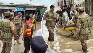 Pak army continues relief efforts in affected districts in four provinces