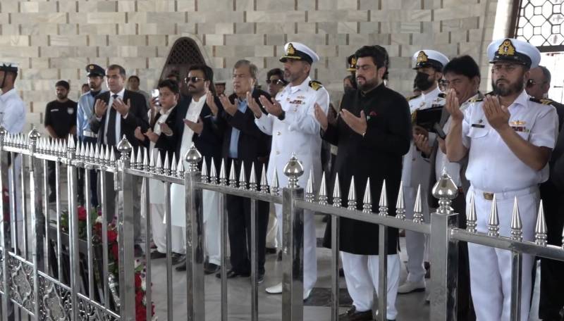 Governor Kamran Tessori visits Quaid’s mausoleum