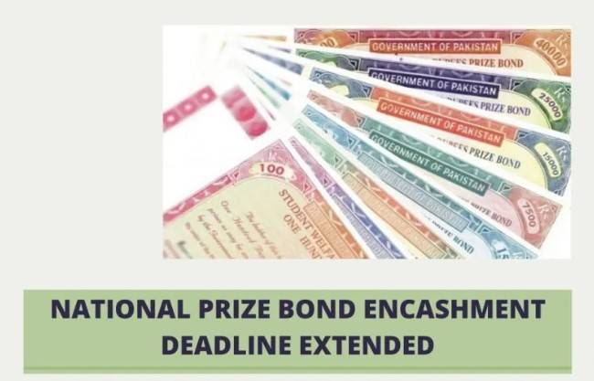 Date of encashment of prize bonds extended