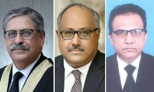 President Alvi okays elevation of three justices to SC