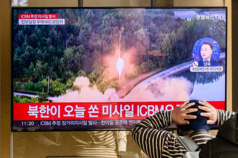 North Korea fires ICBM, lands near Japan