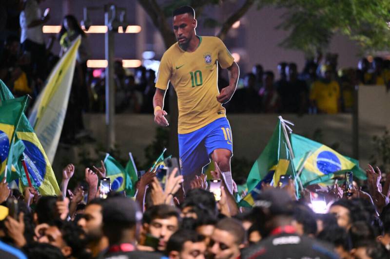 Samba greeting for Neymar and co at World Cup