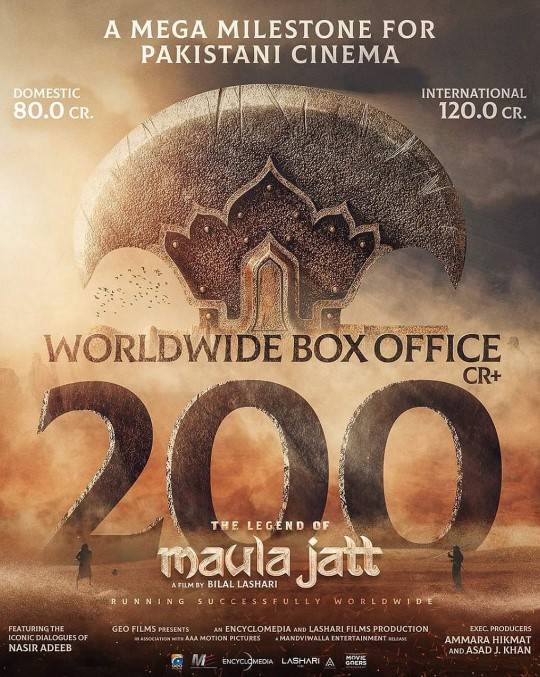 Legend of Maula Jutt crosses Rs2billion milestone