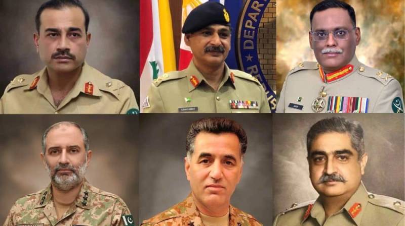 Who are top six contenders for COAS slot?