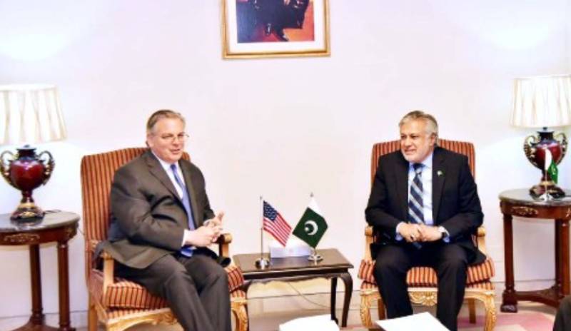 US Ambassador Donald Blome calls on Ishaq Dar