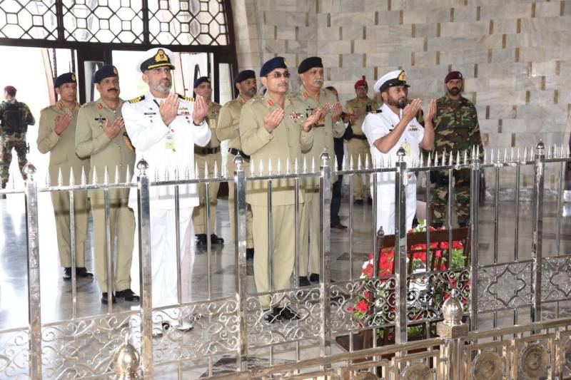 COAS Asim Munir pays homage to the Nation’s founder in Karachi