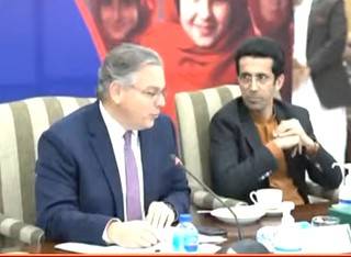 US ambassador inaugurates girls education project in Peshawar