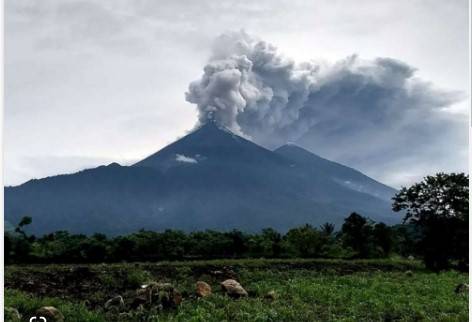 Volcano erupts in Guatemala, forcing road closure