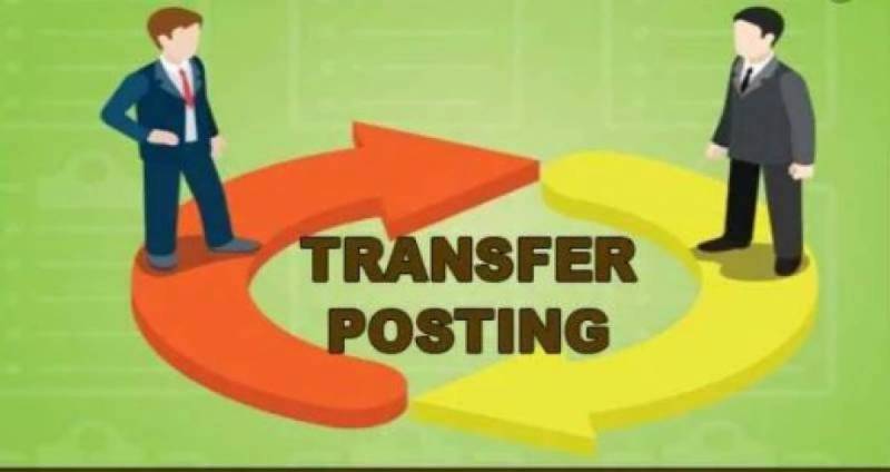 Transfer, posting in federal bureaucracy