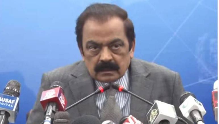 India behind every terrorist activity in Pakistan: Rana Sanaullah