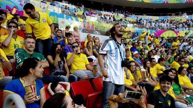 Brazil's 'shameless' fans supporting Messi's Argentina