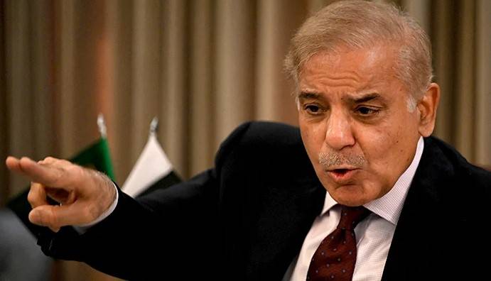 PM Shehbaz lashes out at PTI for ‘plotting to sabotage political system’