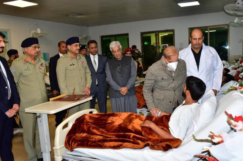 PM enquires after officers, soldiers injured in CTD Bannun operation