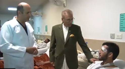 President inquiries after officers, soldiers injured in Bannu Operation