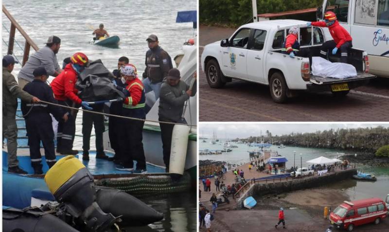 Three dead in Ecuador after tourist boat capsizes