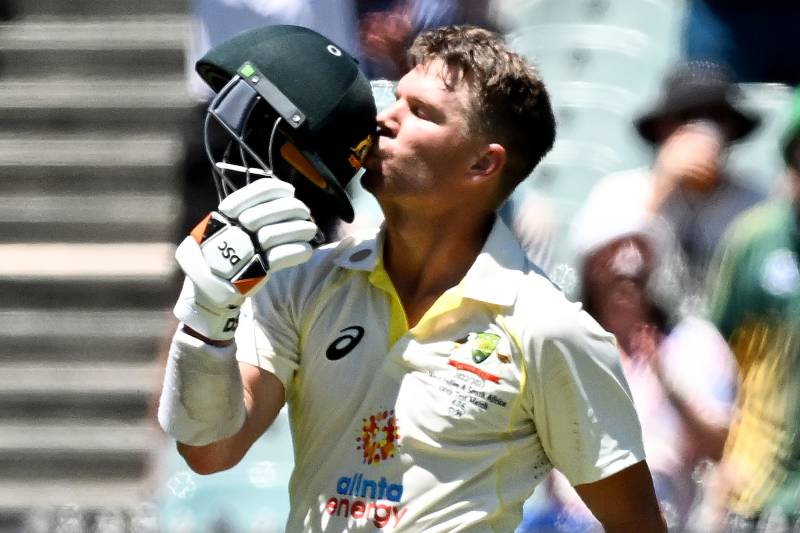 Australia's Warner not out 135 in 100th Test as South Africa struggle