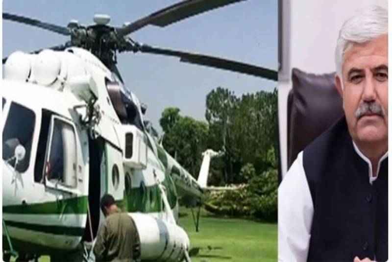 KP governor returns 'helicopter bill' with dissenting note