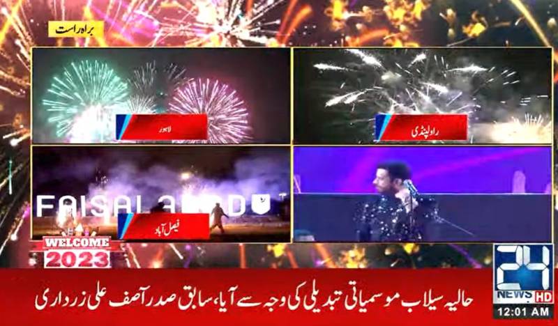 Happy New Year: Colourful displays of fireworks welcome 2023