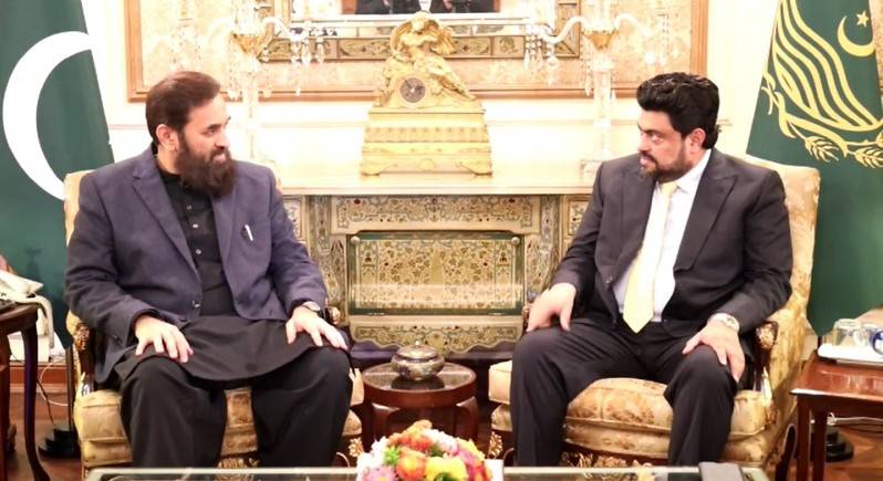 Sindh Governor Tessori visits Lahore, calls on Baligh ur Rehman