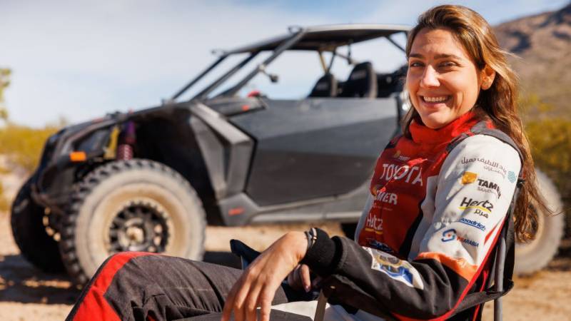 As a Saudi woman at the wheel in the Dakar rally, Akeel carries extra baggage