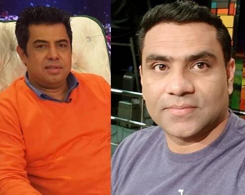 Comedians Naseem Vicky, Qaiser Piya escape car accident