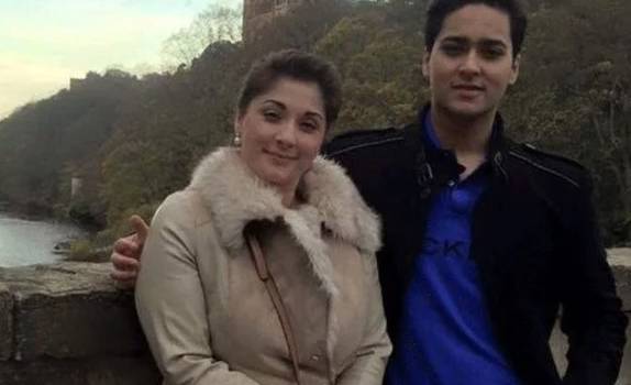 Maryam's son Junaid, wife reach Pakistan 