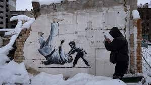 Suspected Russian accounts 'attack' Banksy Ukraine sale