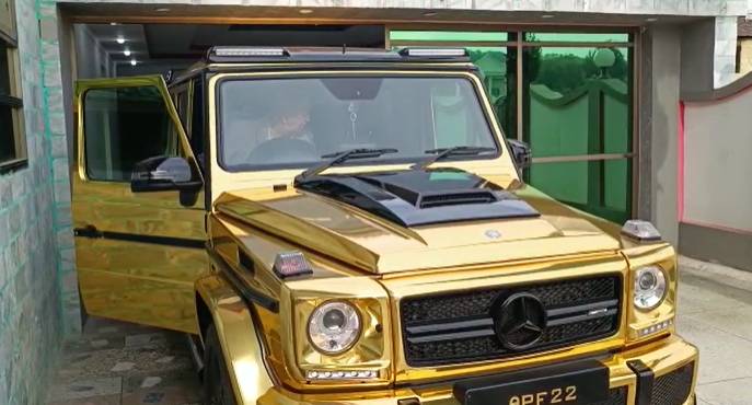 Is viral jeep really made of gold?