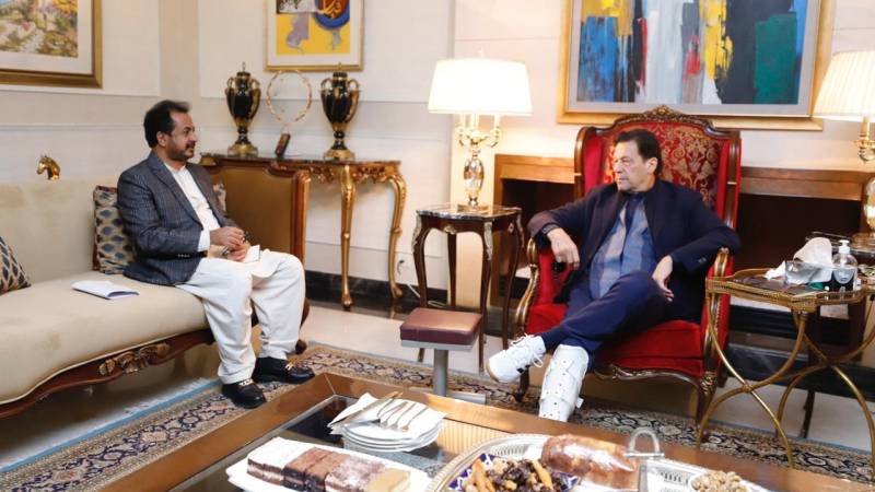 Haleem Adil calls on IK; rejects local body election conduct and result