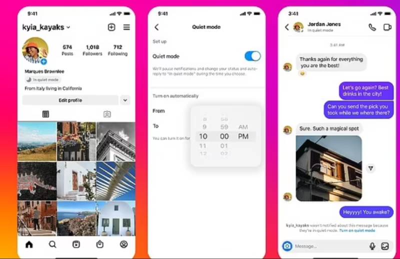 Instagram launches 'Quiet Mode' to mute notifications, send auto-replies 