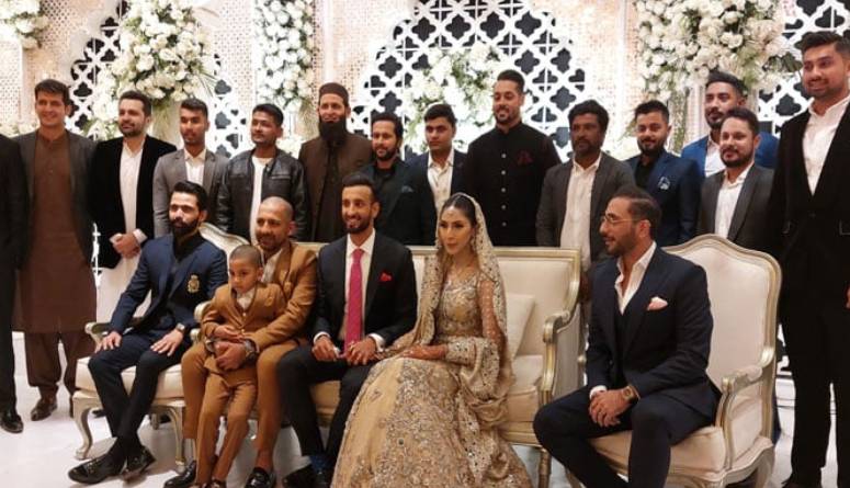 Sarfaraz Ahmed, Fawad Alam and noted figures attend Shan Masood's Walima 