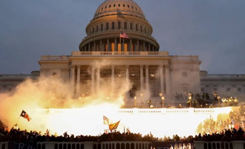 US Capitol rioter gets nearly 7 years in jail for bear spraying officer