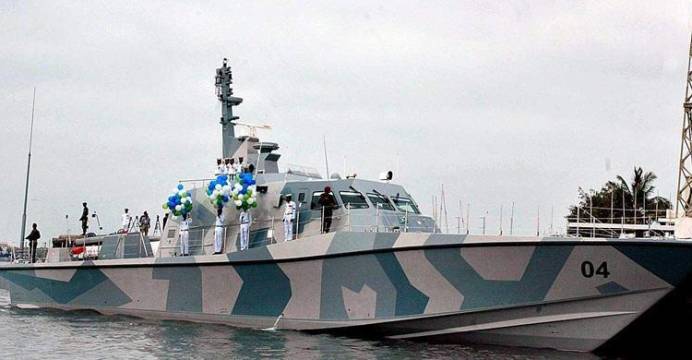 Navy starts building indigenously-designed gunboat