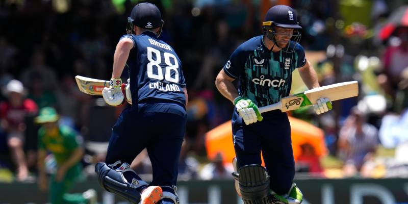 Brook, Buttler lead England to commanding total in 2nd ODI