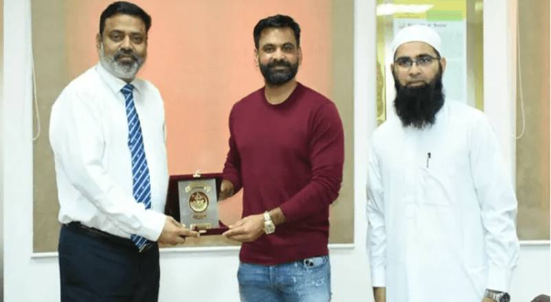 Professor Hafeez again becomes student