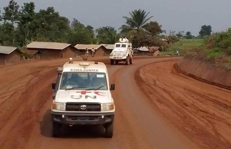 three demonstrators were killed in an attack on a UN convoy in eastern Democratic Republic of Congo, the United Nations mission in the country