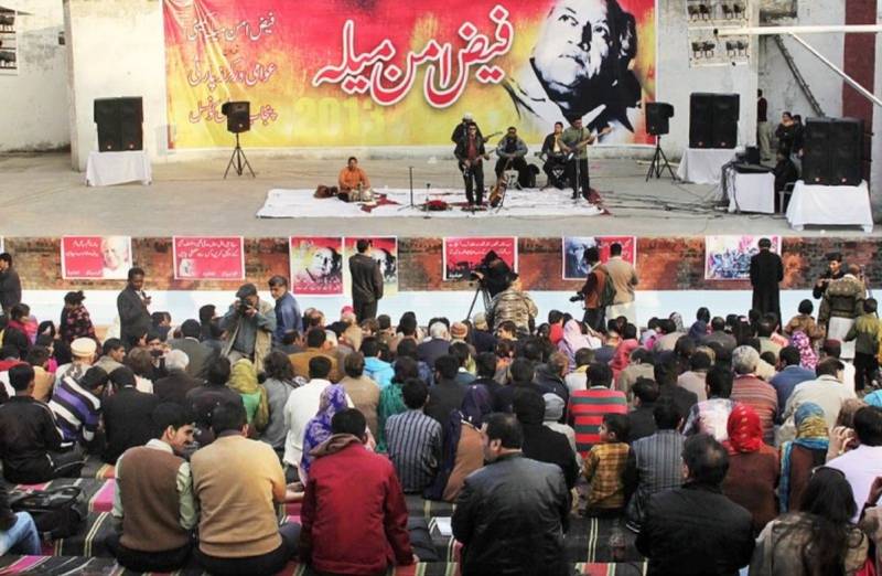 Faiz Aman Mela 2023 was held in the Cosmopolitan Club of Jinnah garden under the name “Umeed-e Sehar ki baat suno