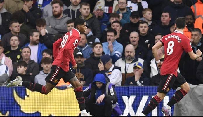 Rashford strikes again as Man Utd late show sinks Leeds