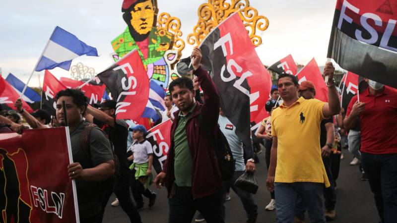 Thousands march in Nicaragua in support of govt opponents' expulsion