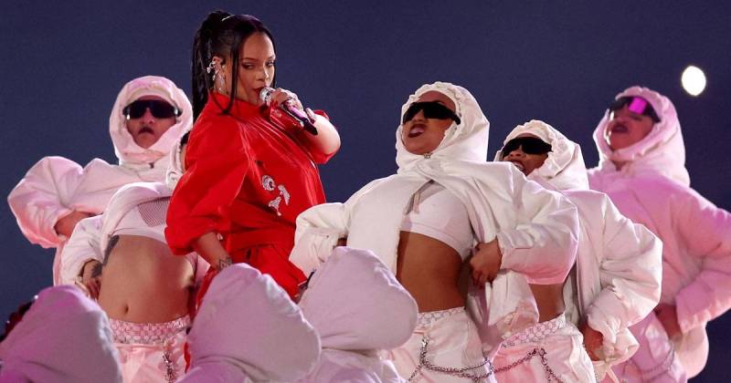 Rihanna made her long-awaited return to the stage at the Super Bowl with a career-spanning medley of pop bangers