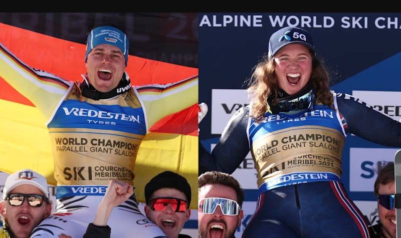 Germany's Schmid, Norway's Tviberg win world parallel golds