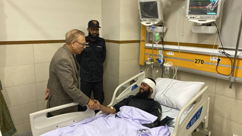 President inquires after health of injured personnel of Police Office attack