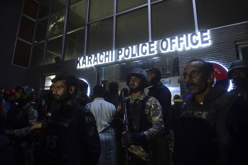 US has strongly condemned the Taliban terrorist attack on the Karachi police office which left four people dead