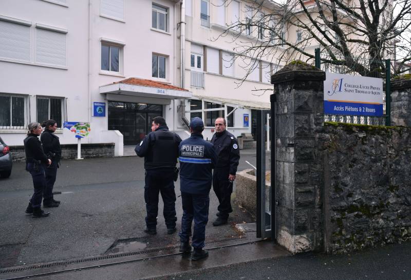 Pupil stabs teacher to death at French school