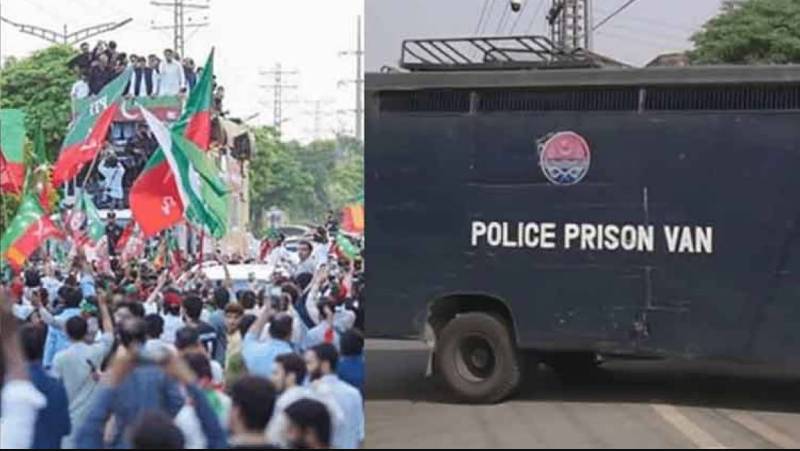 ‘Jail Bharo’ movement: PTI’s 70 workers surrender to police in Gujranwala