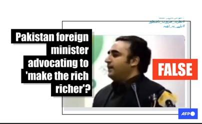 AFP Fact Check terms Bilawal’s video about ‘calling to make rich richer’ false