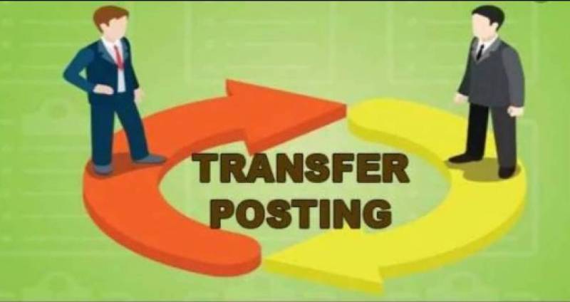 Transfers, postings made in federal bureaucracy